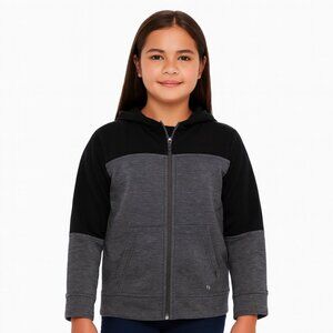 Xersion Girls' Zip Up Sweater, M